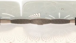 Futuristic White Interior