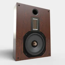 Wallmount Hi-Fi speakers Brown Wood