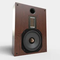 Wallmount Hi-Fi speakers Brown Wood