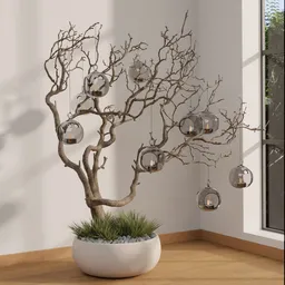 Zen Ethereal Branch Lantern