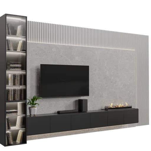 Tv wall set B
