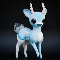 Magical Deer (Rigged)