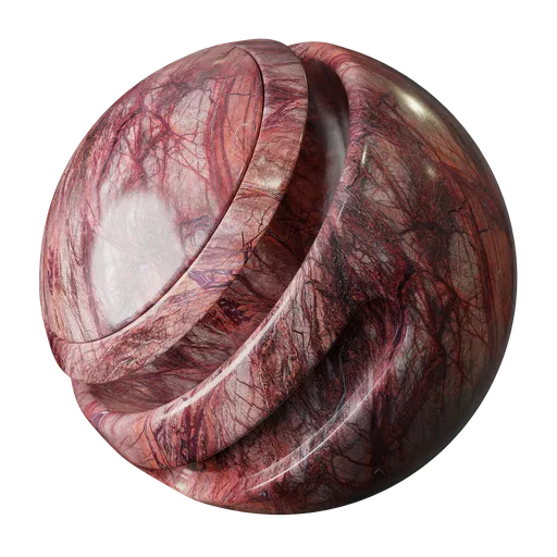 Red marble