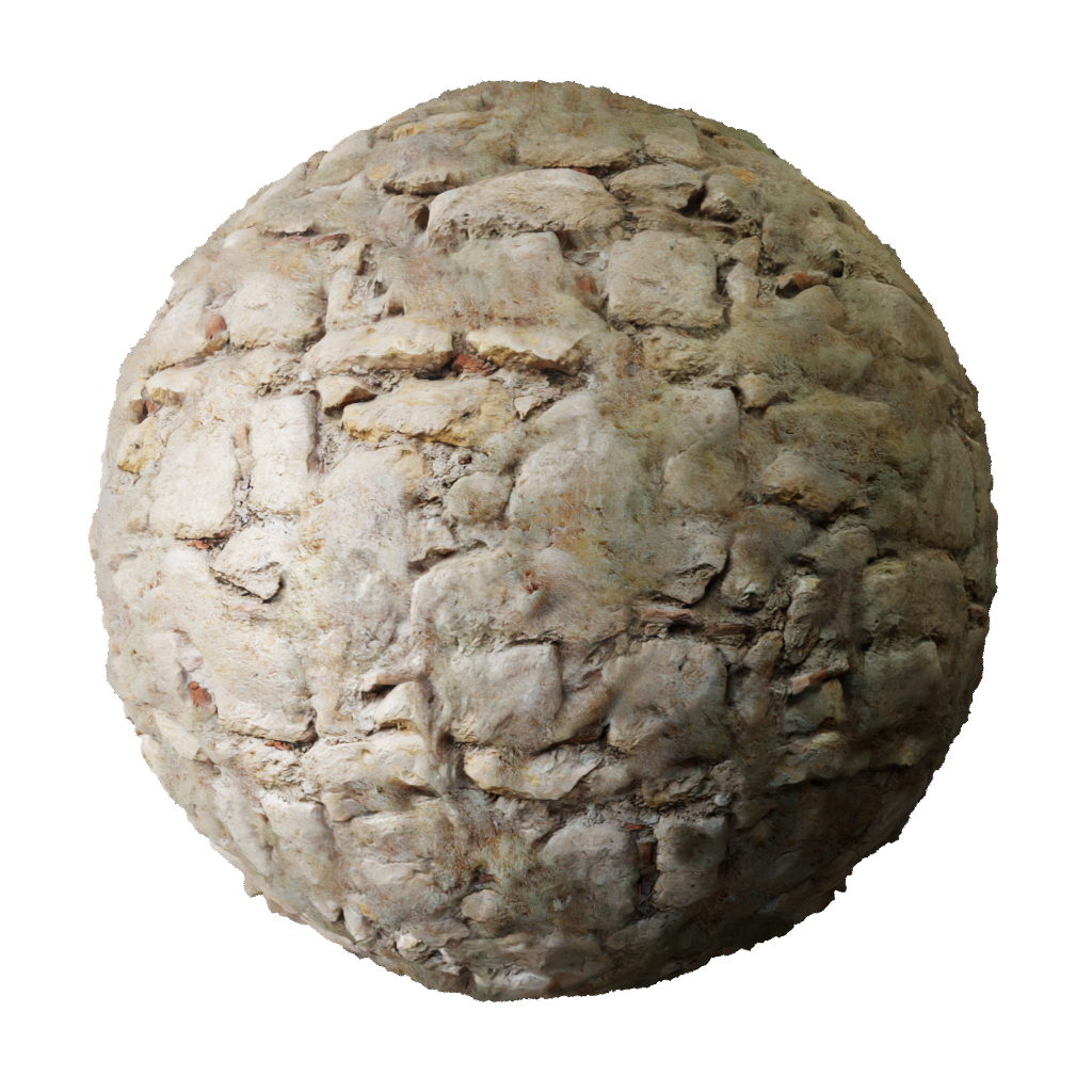 Rock Stone Wall FREE stone materials BlenderKit