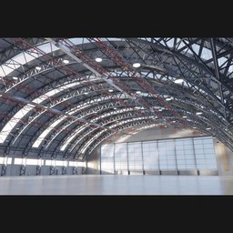 Aircraft Hangar (curved ceiling)