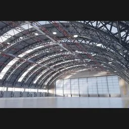 Aircraft Hangar (curved ceiling)