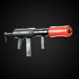 Apocalyptic Game-Ready Guns + 4K Textures | BlenderKit Series