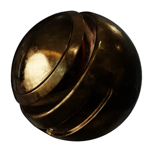 Brass/gold scratched metal