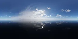 Realistic Cloudy Sky Sunny Day