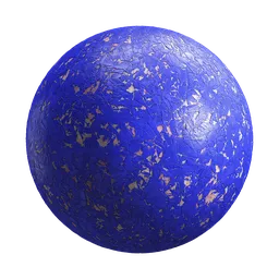 Blue flanky paint
