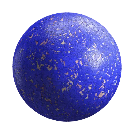 Blue flanky paint