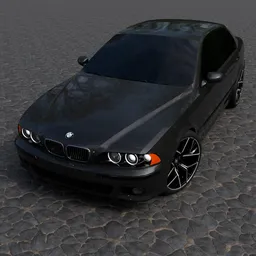 BMW M5 E93(Rigged)
