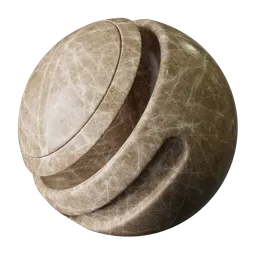 Brown marble