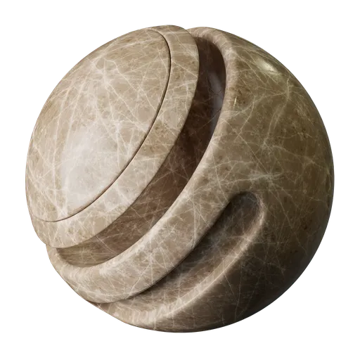 Brown marble