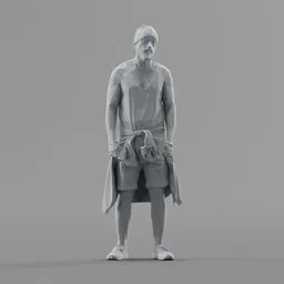 Lowpoly Male Standing