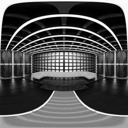 Studio HDRi - Black Hall