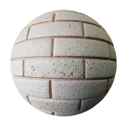 High-resolution 2K PBR rock brick wall texture with realistic displacement for 3D Blender materials.