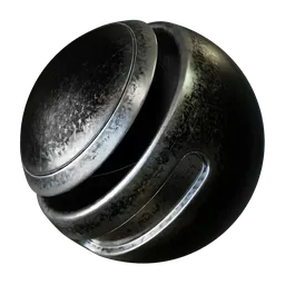 Metal Scratched Black