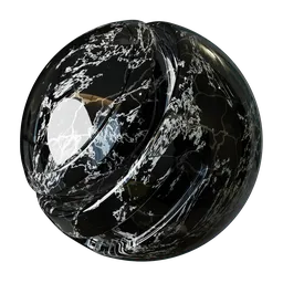Kintsugi Nero Marquina Marble