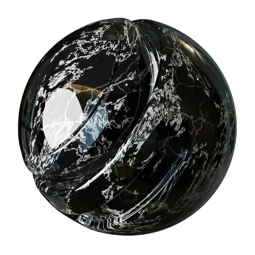 Kintsugi Nero Marquina Marble