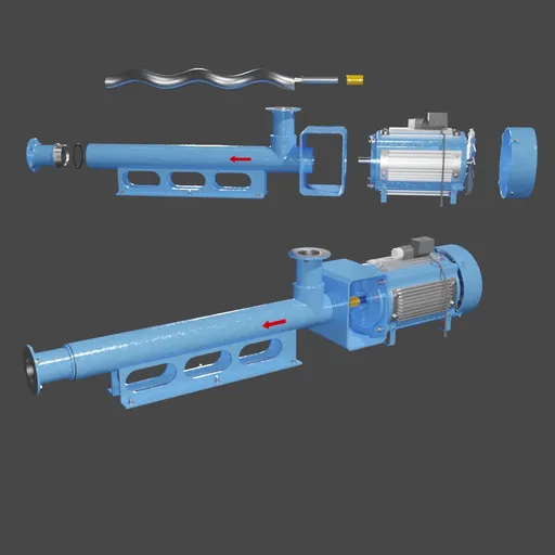 Helicoidal pump