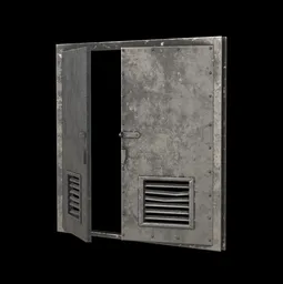 Metal door
