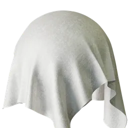 Plain White Chenille
