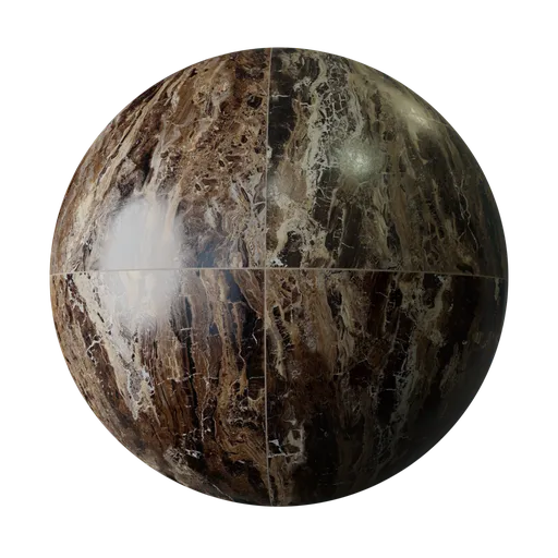 Stone effect tiles - Brown