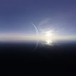 Sci-fi Pure Sky Planet Sunset