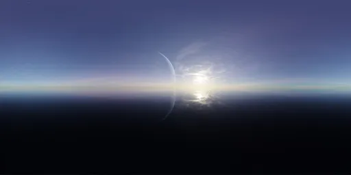 Sci-fi Pure Sky Planet Sunset