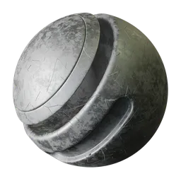 Scratched Weathered Steel