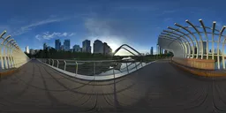 Sunset on the bridge