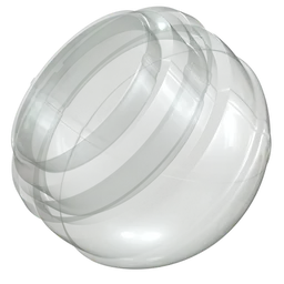 High-quality procedural Latex Rubber Balloon shader for 3D materials with color variations and adjustable roughness for PBR workflows.