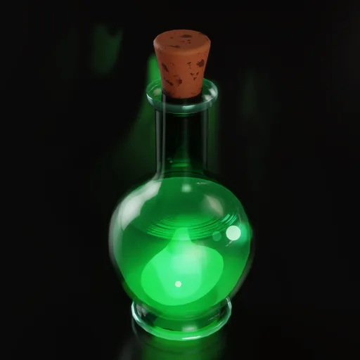 Potion bottle | Lab Equipment models | Blendkit