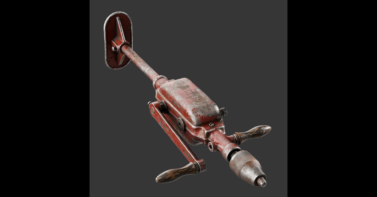 PWWe13 Poland hand drill | Handtools models | Blendkit