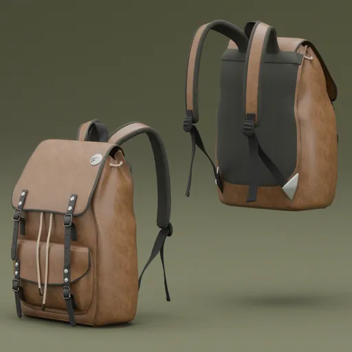 Vintage Backpack Leather