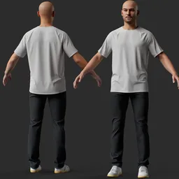 Male Casual Base Character