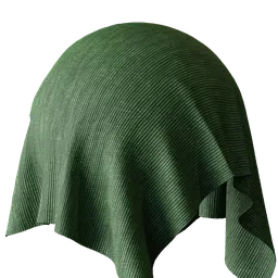 Olive Pleated Fabric