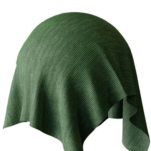 Olive Pleated Fabric