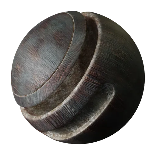 Marked Red Oak Wood