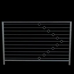 Metal fence