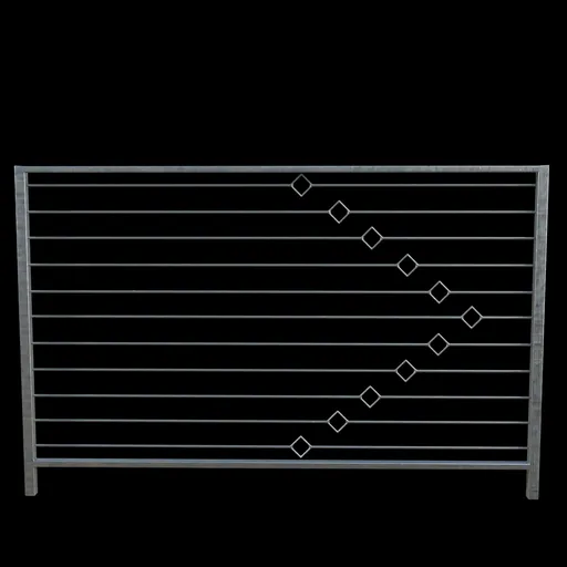 Metal fence
