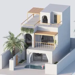 Mediterranean Minimal Villa