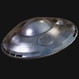 Large-Domed Flying Saucer Aircraft