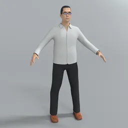 Adam Character Rigged