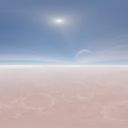 Sci-Fi Bright Sunny Planet