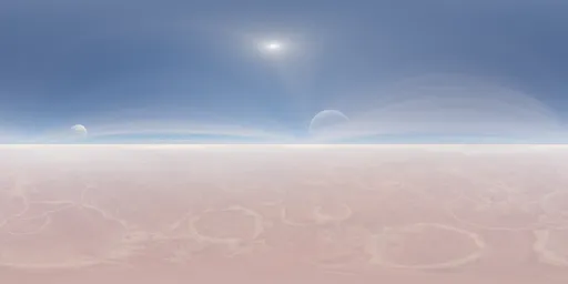 Sci-Fi Bright Sunny Planet