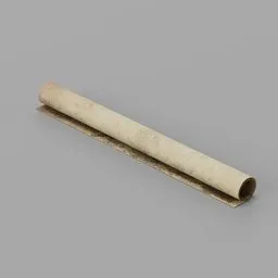 Old map scroll