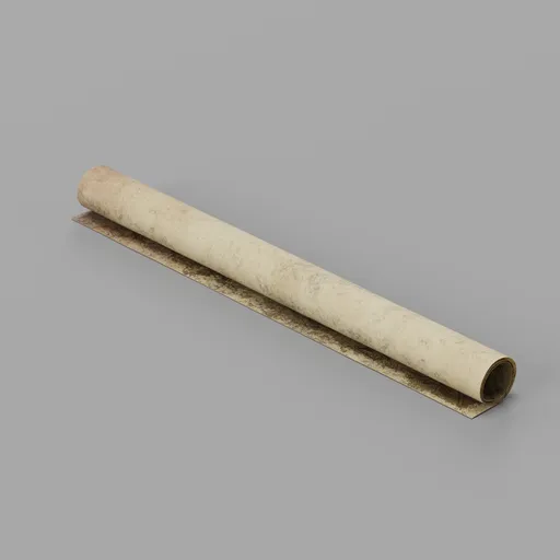 Old map scroll