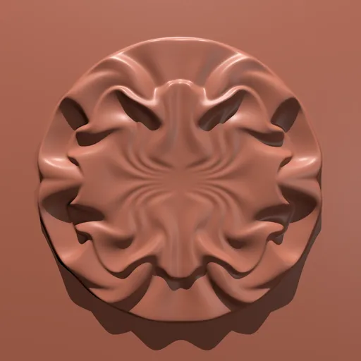 Decorative Art Nouveau Roundel